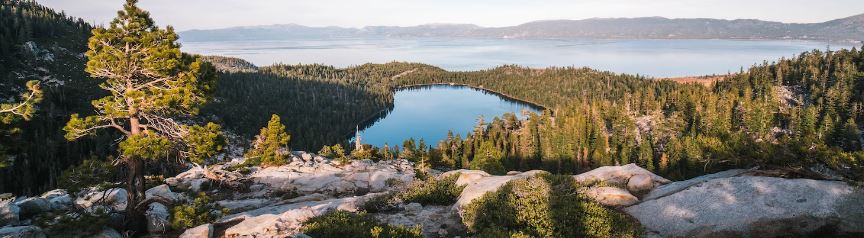 A view of the stunning Lake Tahoe