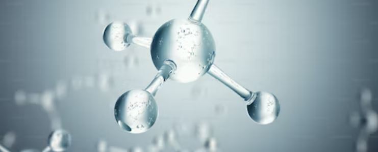Clear chemical compounds diagram